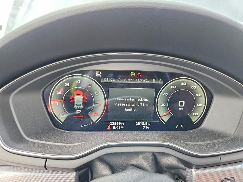 2022 Audi A5 მანქანა იყიდება აუქციონზე, vin: WAUEACF58NA020017, აუქციონის ნომერი: 48544966