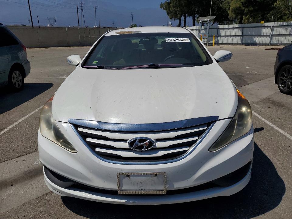 2014 Hyundai Sonata მანქანა იყიდება აუქციონზე, vin: 5NPEB4AC4EH862762, აუქციონის ნომერი: 57435406