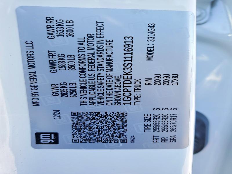 Продажа на аукционе авто 2025 Chevrolet Colorado, vin: 1GCPTDEK3S1116913, номер лота: 57506406