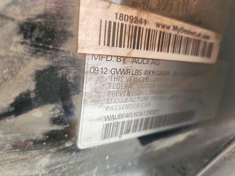 Aukcja sprzedaży 2013 Audi A4, vin: WAUBFAFL6DA128321, numer aukcji: 58128676