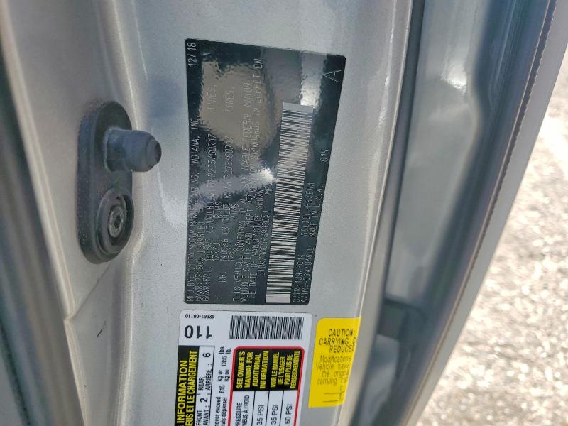 55671146 :رقم المزاد ، 5TDKZ3DC5KS993841 vin ، 2019 Toyota Sienna مزاد بيع