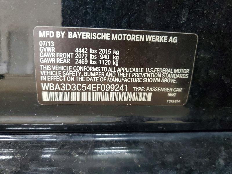 Продажа на аукционе авто 2014 Bmw 328, vin: WBA3D3C54EF099241, номер лота: 57039486