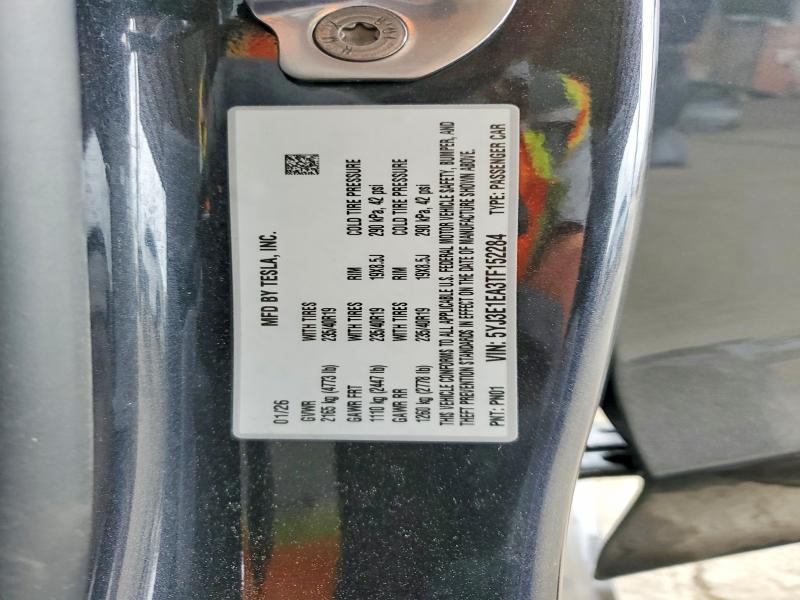 Продаж на аукціоні авто 2026 Tesla Model 3, vin: 5YJ3E1EA3TF152284, номер лоту: 58064976