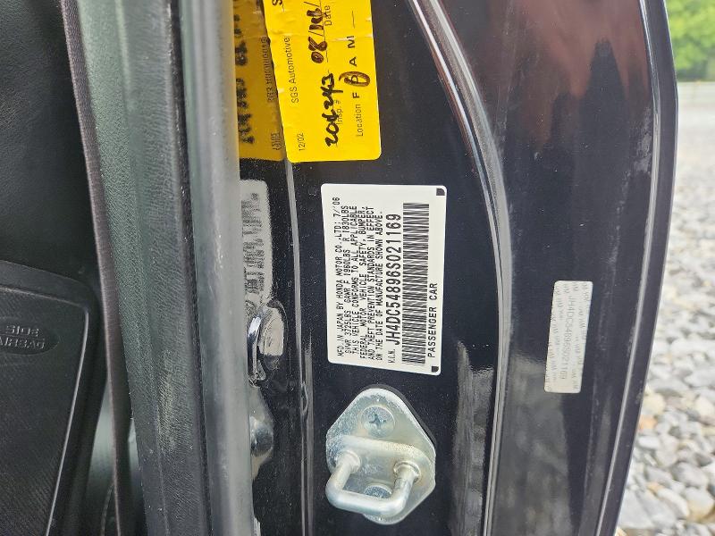 2006 Acura Rsx მანქანა იყიდება აუქციონზე, vin: JH4DC54896S021169, აუქციონის ნომერი: 55996716