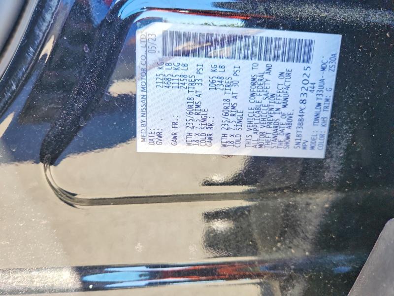 Aukcja sprzedaży 2023 Nissan Rogue, vin: 5N1BT3BB4PC832025, numer aukcji: 56054416