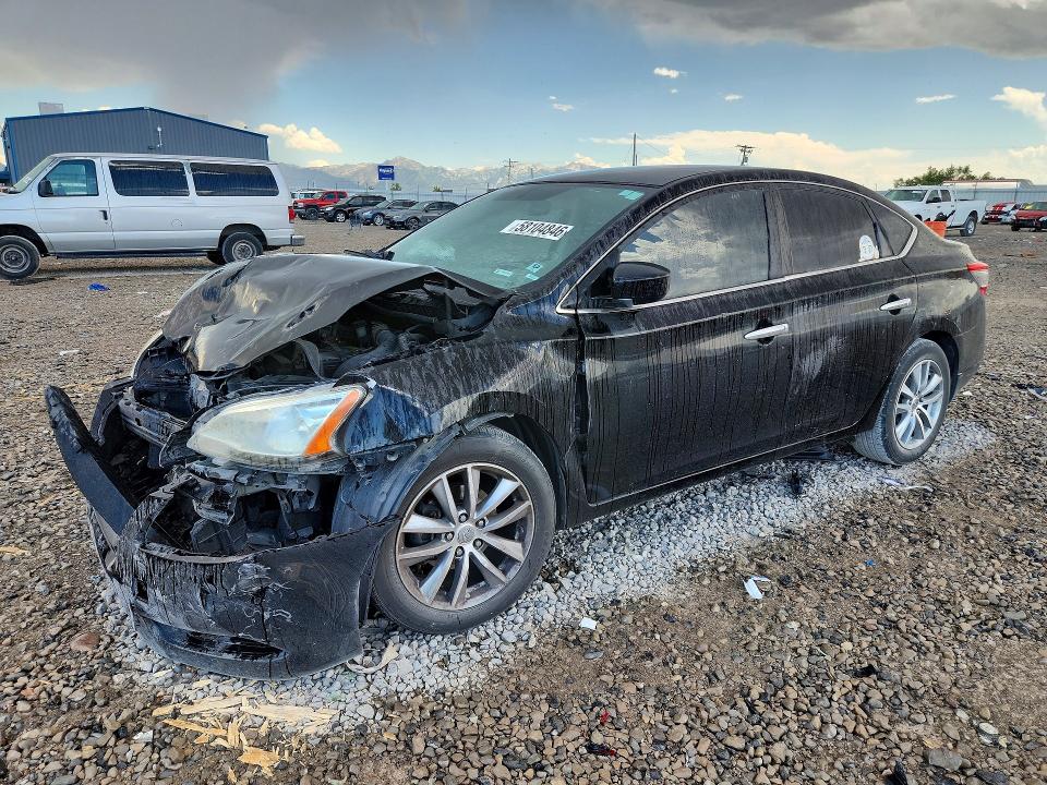 58104846 :رقم المزاد ، 3N1AB7AP6DL649591 vin ، 2013 Nissan Sentra مزاد بيع