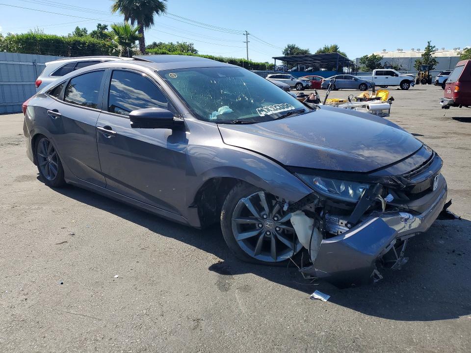 59170016 :رقم المزاد ، 19XFC1F39KE205030 vin ، 2019 Honda Civic مزاد بيع