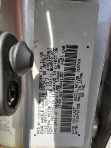 Aukcja sprzedaży 2003 Lexus Es, vin: JTHBF30G435041002, numer aukcji: 58783446