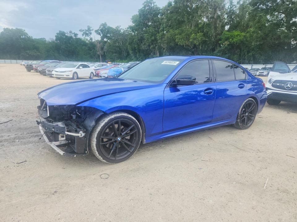 2022 Bmw 330xi მანქანა იყიდება აუქციონზე, vin: 3MW5R7J07N8C54298, აუქციონის ნომერი: 56396026
