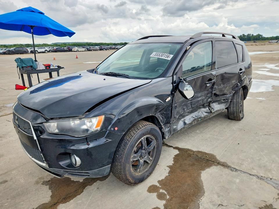 55530156 :رقم المزاد ، JA4AS2AW2AZ011375 vin ، 2010 Mitsubishi Outlander مزاد بيع