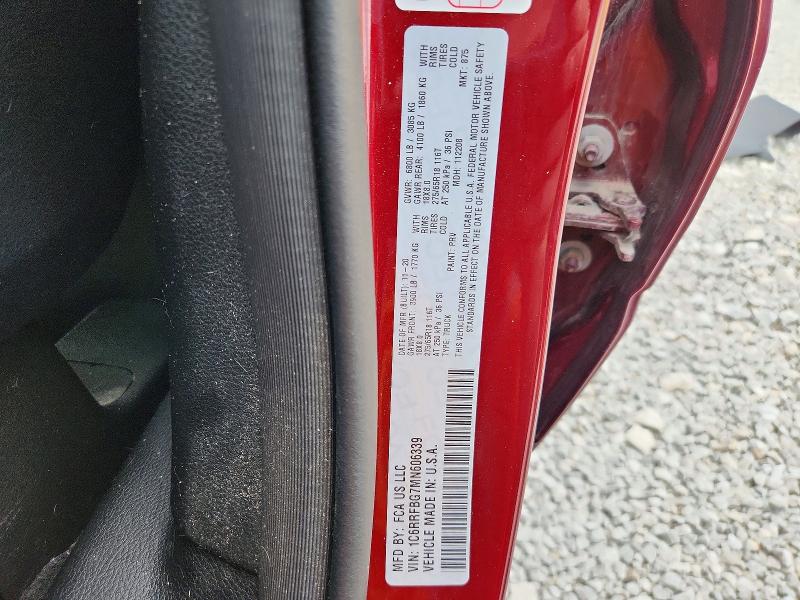 Aukcja sprzedaży 2021 Ram 1500, vin: 1C6RRFBG7MN606339, numer aukcji: 57664386