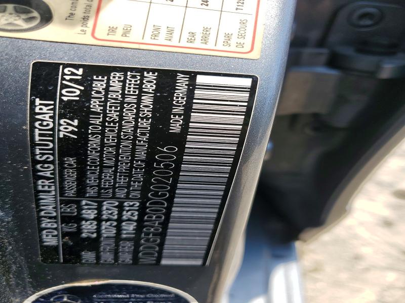 Продажа на аукционе авто 2013 Mercedes-benz C, vin: WDDGF8AB0DG020506, номер лота: 57773506