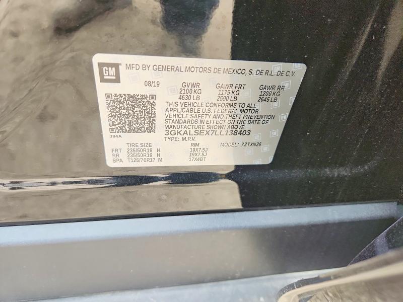Aukcja sprzedaży 2020 Gmc Terrain, vin: 3GKALSEX7LL138403, numer aukcji: 55966566