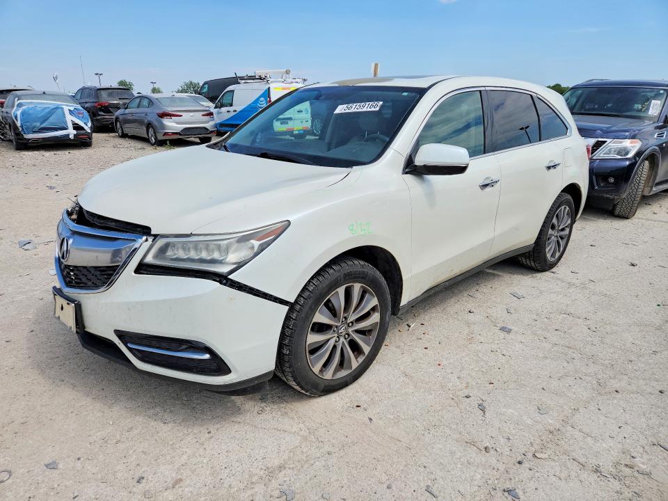 2015 Acura Mdx მანქანა იყიდება აუქციონზე, vin: 5FRYD4H44FB014577, აუქციონის ნომერი: 56159166