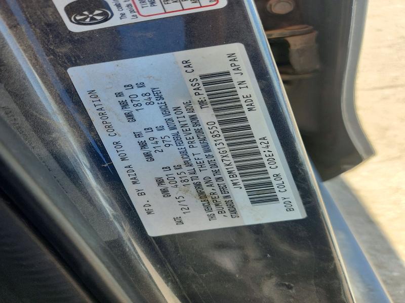 Продажа на аукционе авто 2016 Mazda 3, vin: JM1BM1K7XG1318550, номер лота: 95586125
