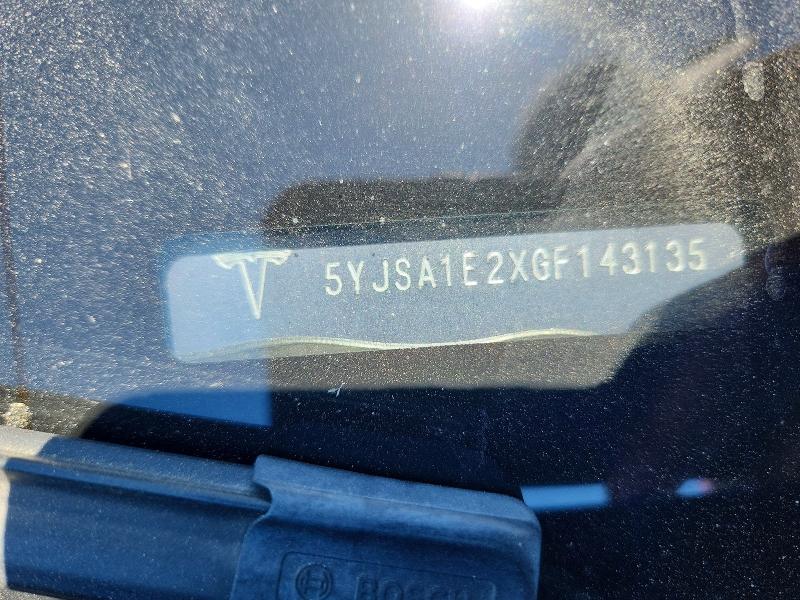 Продаж на аукціоні авто 2016 Tesla Model S, vin: 5YJSA1E2XGF143135, номер лоту: 56540926