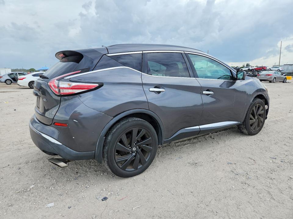 2016 Nissan Murano მანქანა იყიდება აუქციონზე, vin: 5N1AZ2MG3GN118498, აუქციონის ნომერი: 55850076