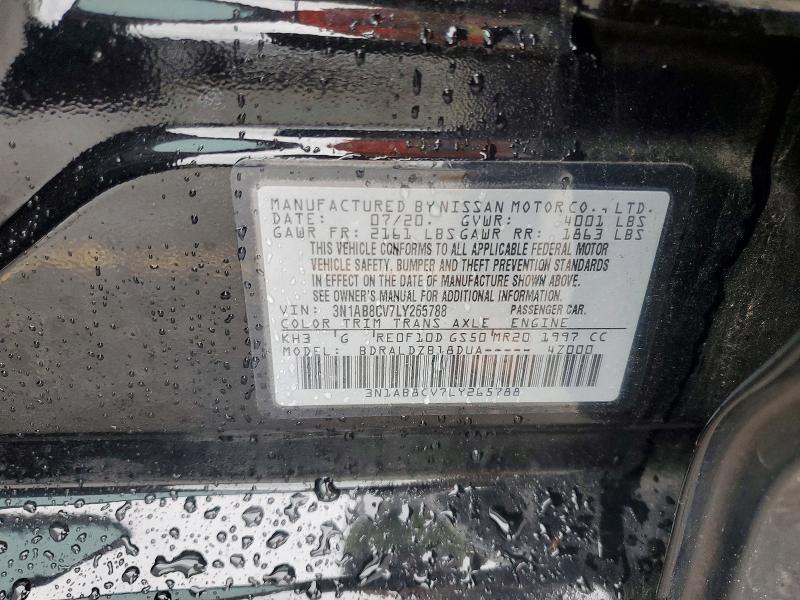 Продаж на аукціоні авто 2020 Nissan Sentra, vin: 3N1AB8CV7LY265788, номер лоту: 57742456