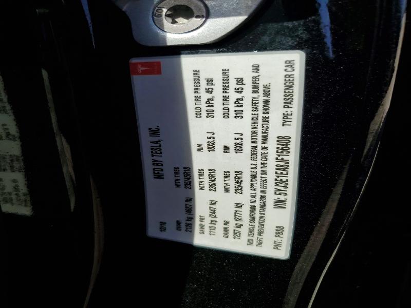 Продажа на аукционе авто 2018 Tesla Model 3, vin: 5YJ3E1EA8JF156408, номер лота: 57705066
