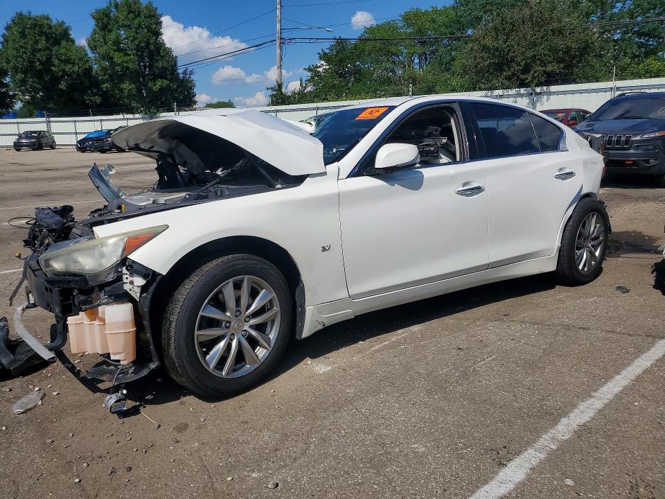 Продажа на аукционе авто 2014 Infiniti Q50, vin: JN1BV7AR3EM695349, номер лота: 58443086