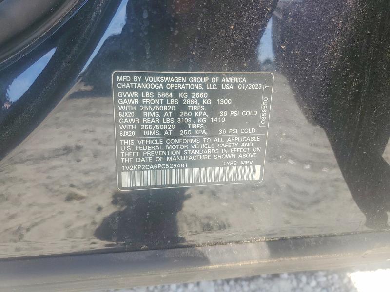 Продажа на аукционе авто 2023 Volkswagen Atlas, vin: 1V2KP2CA6PC529481, номер лота: 56151926