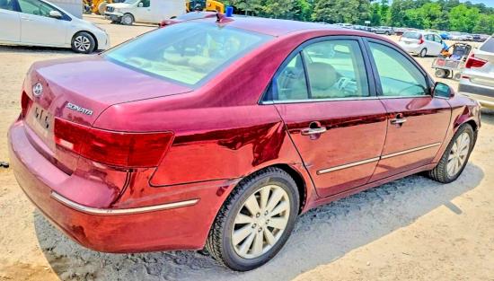 2009 Hyundai Sonata მანქანა იყიდება აუქციონზე, vin: 5NPEU46C89H529392, აუქციონის ნომერი: 56250666