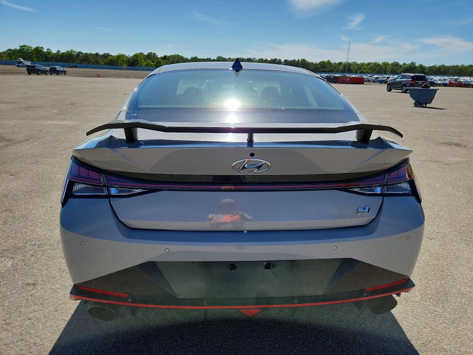 2022 Hyundai Elantra N მანქანა იყიდება აუქციონზე, vin: KMHLW4AK8NU005302, აუქციონის ნომერი: 56981376