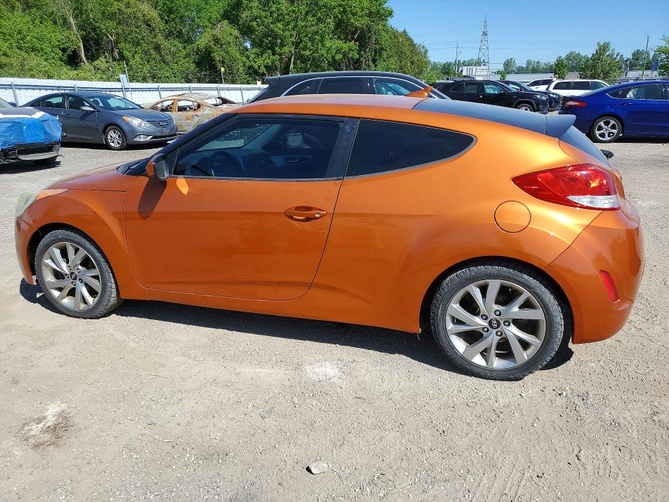 2016 Hyundai Veloster მანქანა იყიდება აუქციონზე, vin: KMHTC6AD0GU266383, აუქციონის ნომერი: 55938016