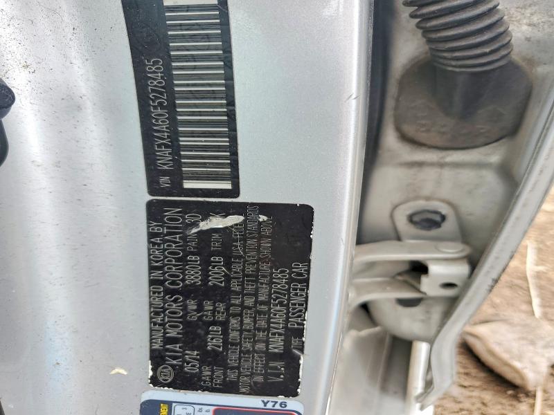 2015 Kia Forte მანქანა იყიდება აუქციონზე, vin: KNAFX4A60F5278485, აუქციონის ნომერი: 55840956