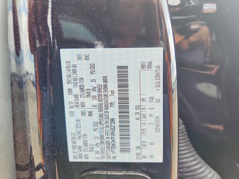 Продажа на аукционе авто 2024 Ford F150, vin: 1FTEW3KP3RKE27299, номер лота: 59111326