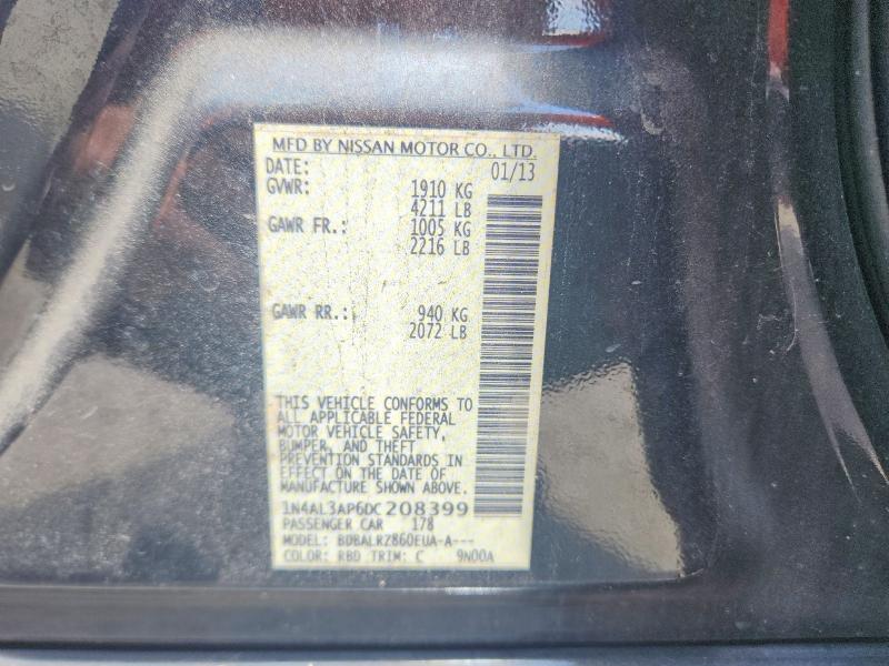 Aukcja sprzedaży 2013 Nissan Altima, vin: 1N4AL3AP6DC208399, numer aukcji: 56959276