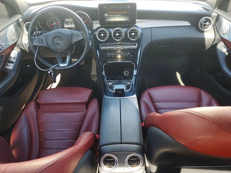58442636 :رقم المزاد ، 55SWF4KB5HU185026 vin ، 2017 Mercedes-benz C مزاد بيع