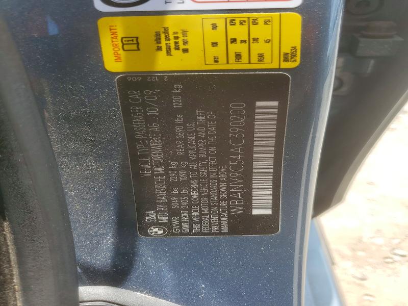 Продаж на аукціоні авто 2010 Bmw 535, vin: WBANV9C54AC390200, номер лоту: 58779526