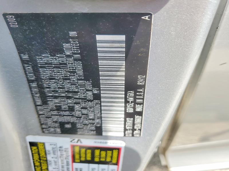 55575806 :رقم المزاد ، 4T3BK11A09U006728 vin ، 2009 Toyota Venza مزاد بيع