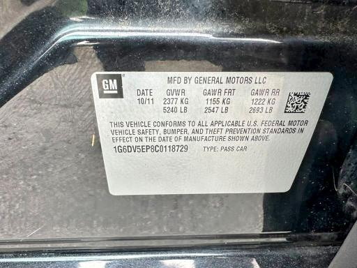 Продаж на аукціоні авто 2012 Cadillac Cts-v, vin: 1G6DV5EP8C0118729, номер лоту: 54763106