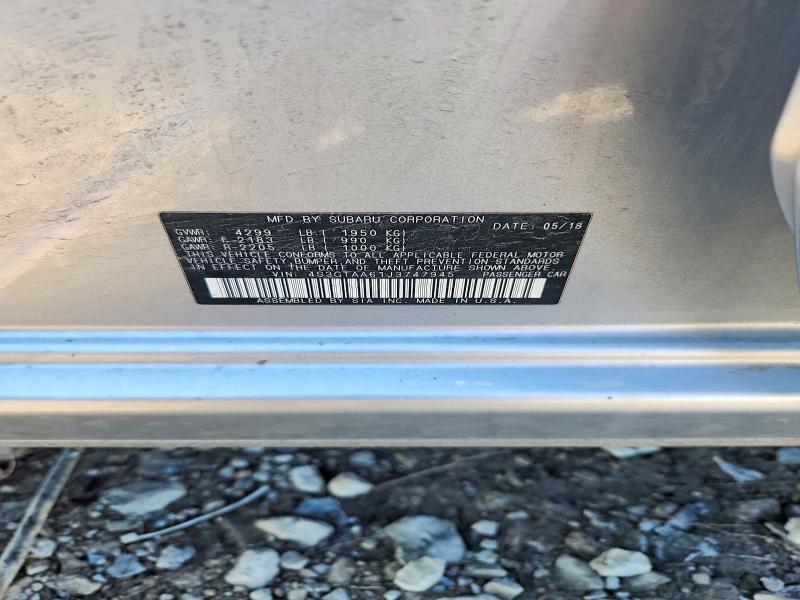 Aukcja sprzedaży 2018 Subaru Impreza, vin: 4S3GTAA61J3747945, numer aukcji: 57812026