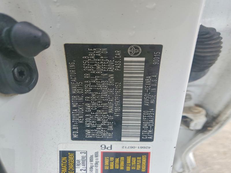 Продаж на аукціоні авто 2015 Toyota Camry Hybrid, vin: 4T1BD1FK7FU162152, номер лоту: 58023236