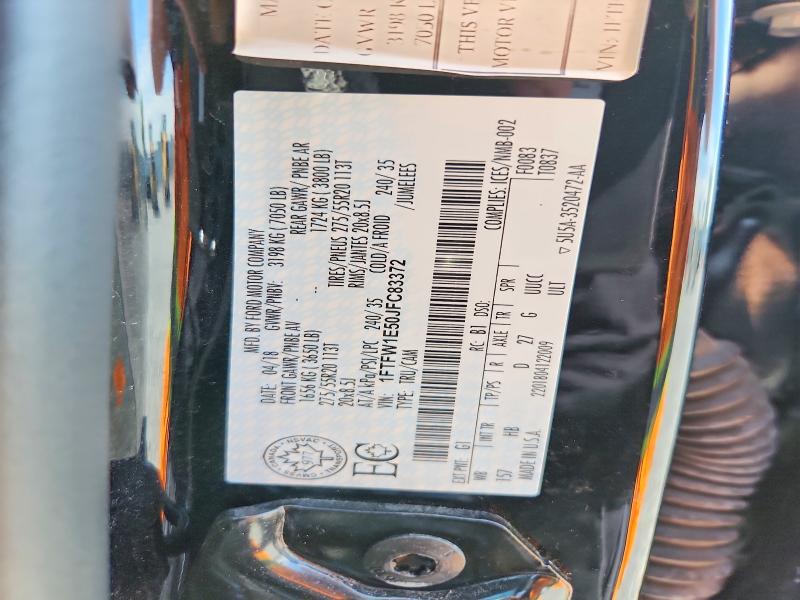 2018 Ford F150 მანქანა იყიდება აუქციონზე, vin: 1FTFW1E50JFC83372, აუქციონის ნომერი: 55322616