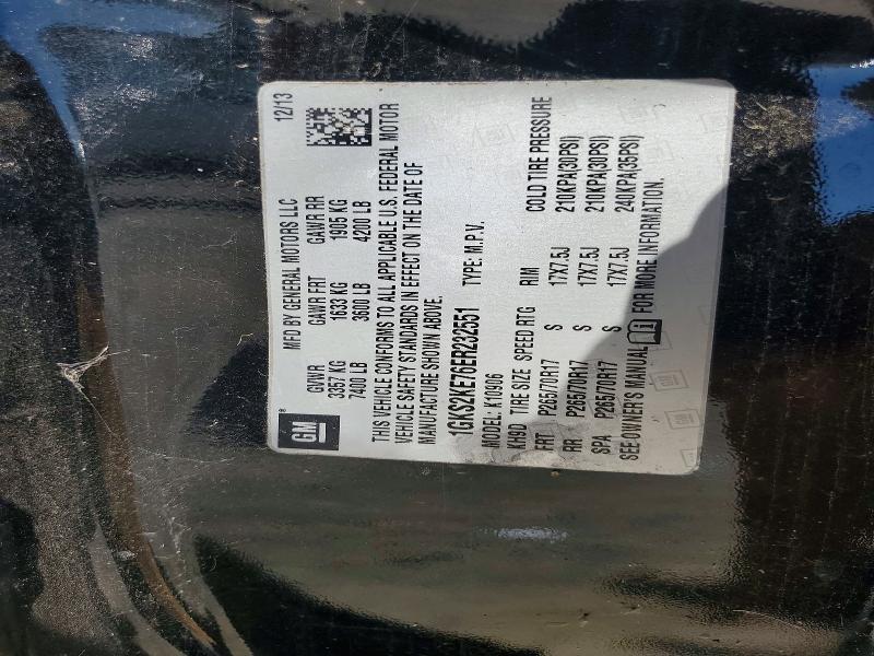 Aukcja sprzedaży 2014 Gmc Yukon Xl, vin: 1GKS2KE76ER232551, numer aukcji: 57882166
