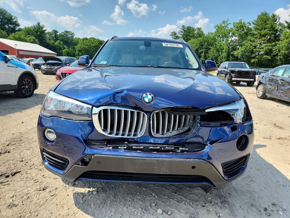 2015 Bmw X3 მანქანა იყიდება აუქციონზე, vin: 5UXWX9C56F0D58277, აუქციონის ნომერი: 58150736