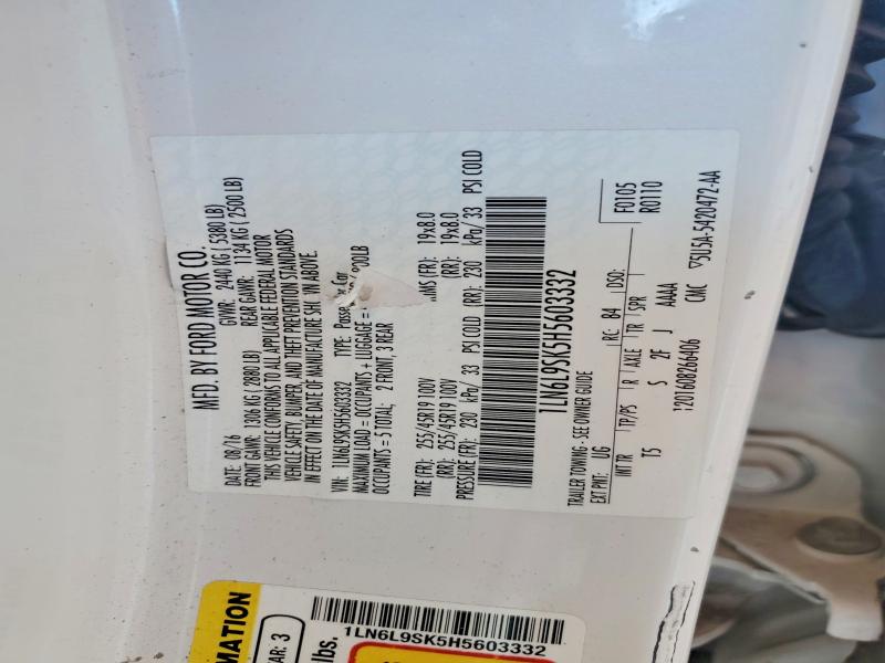 Продажа на аукционе авто 2017 Lincoln Continental, vin: 1LN6L9SK5H5603332, номер лота: 55414156