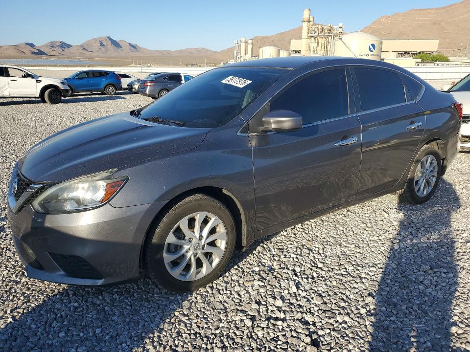 56172976 :رقم المزاد ، 3N1AB7APXKY296479 vin ، 2019 Nissan Sentra مزاد بيع