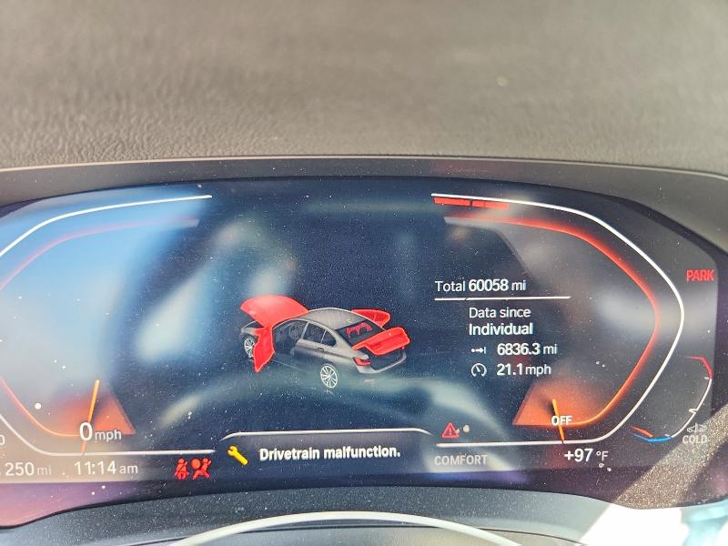 2021 Bmw 330i მანქანა იყიდება აუქციონზე, vin: 3MW5R1J04M8C08939, აუქციონის ნომერი: 55701596