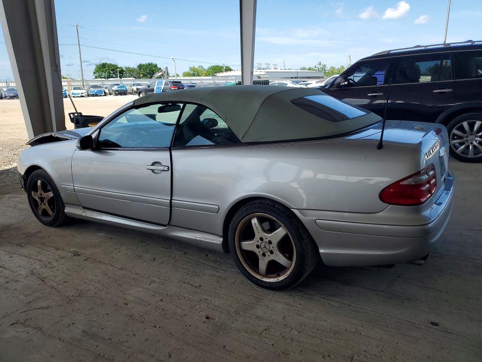 2002 Mercedes-benz Clk მანქანა იყიდება აუქციონზე, vin: WDBLK70G52T113813, აუქციონის ნომერი: 57309906