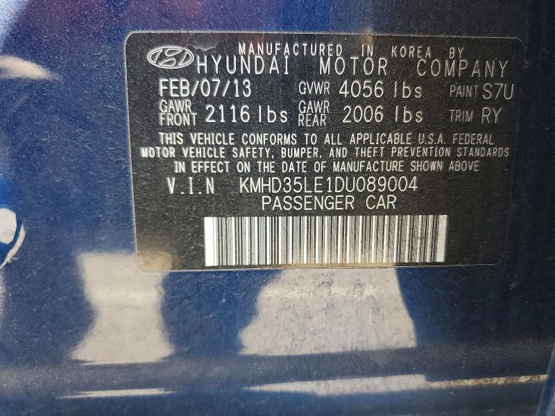 57504116 :رقم المزاد ، KMHD35LE1DU089004 vin ، 2013 Hyundai Elantra Gt مزاد بيع