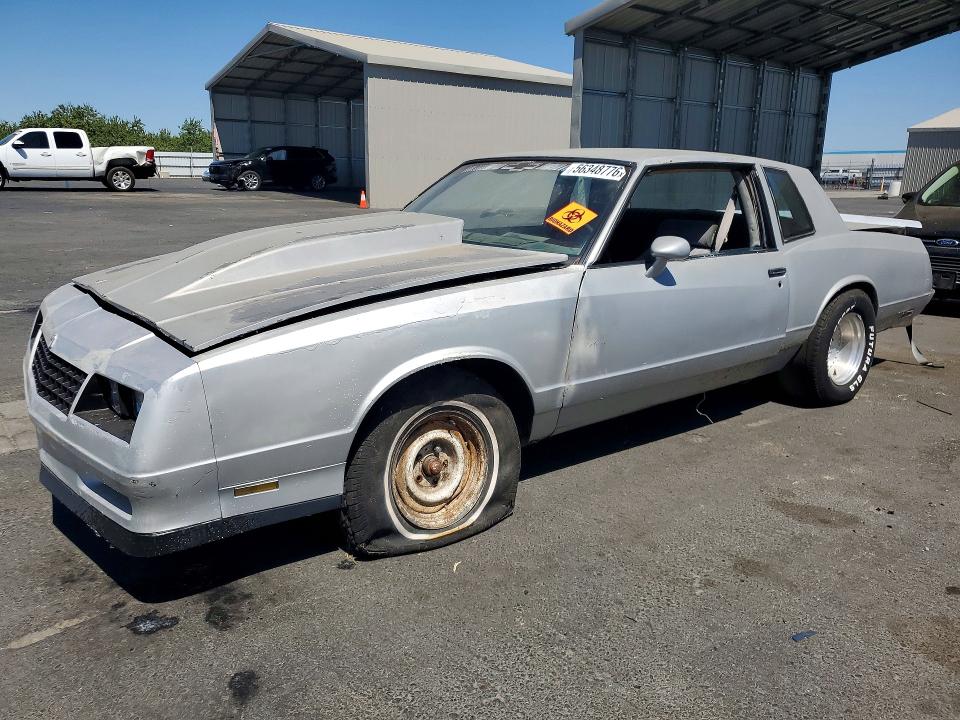 1985 Chevrolet Monte Carlo მანქანა იყიდება აუქციონზე, vin: 1G1GZ37G2FR113843, აუქციონის ნომერი: 56348776