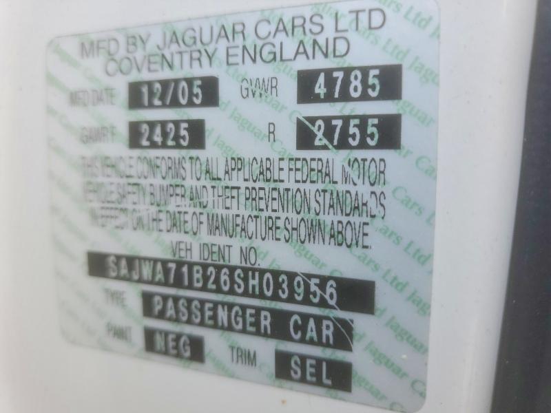 Продаж на аукціоні авто 2006 Jaguar Xj8, vin: SAJWA71B26SH03956, номер лоту: 59352676