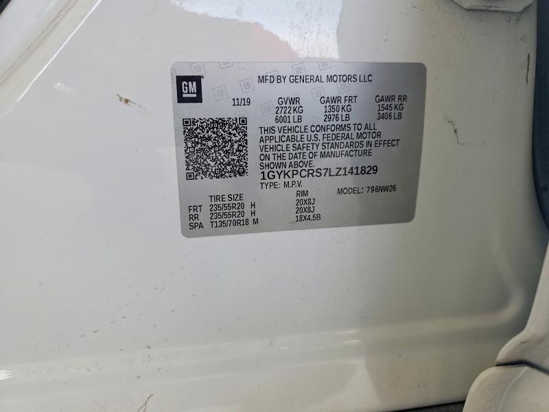 Aukcja sprzedaży 2020 Cadillac Xt6, vin: 1GYKPCRS7LZ141829, numer aukcji: 57363796