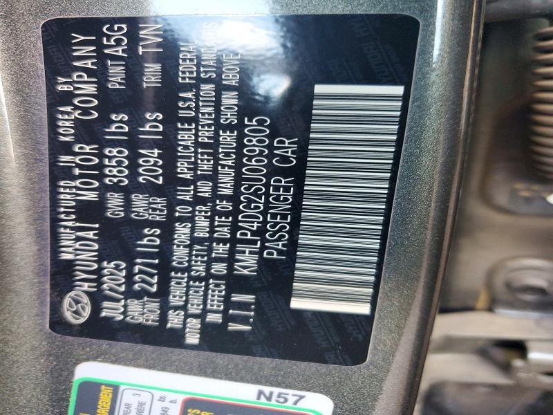 Aukcja sprzedaży 2025 Hyundai Elantra, vin: KMHLP4DG2SU069805, numer aukcji: 56721556