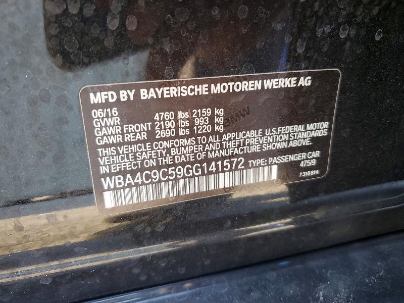Продаж на аукціоні авто 2016 Bmw 428, vin: WBA4C9C59GG141572, номер лоту: 58560826